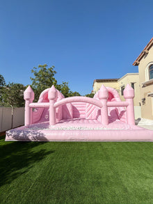 Double Slide Bouncy Castle with Ball Pit 8m