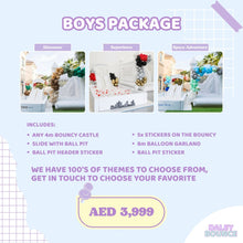 Boys Bouncy Castle Special Package
