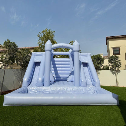 Bouncy Double Slide with Ball Pit 6m