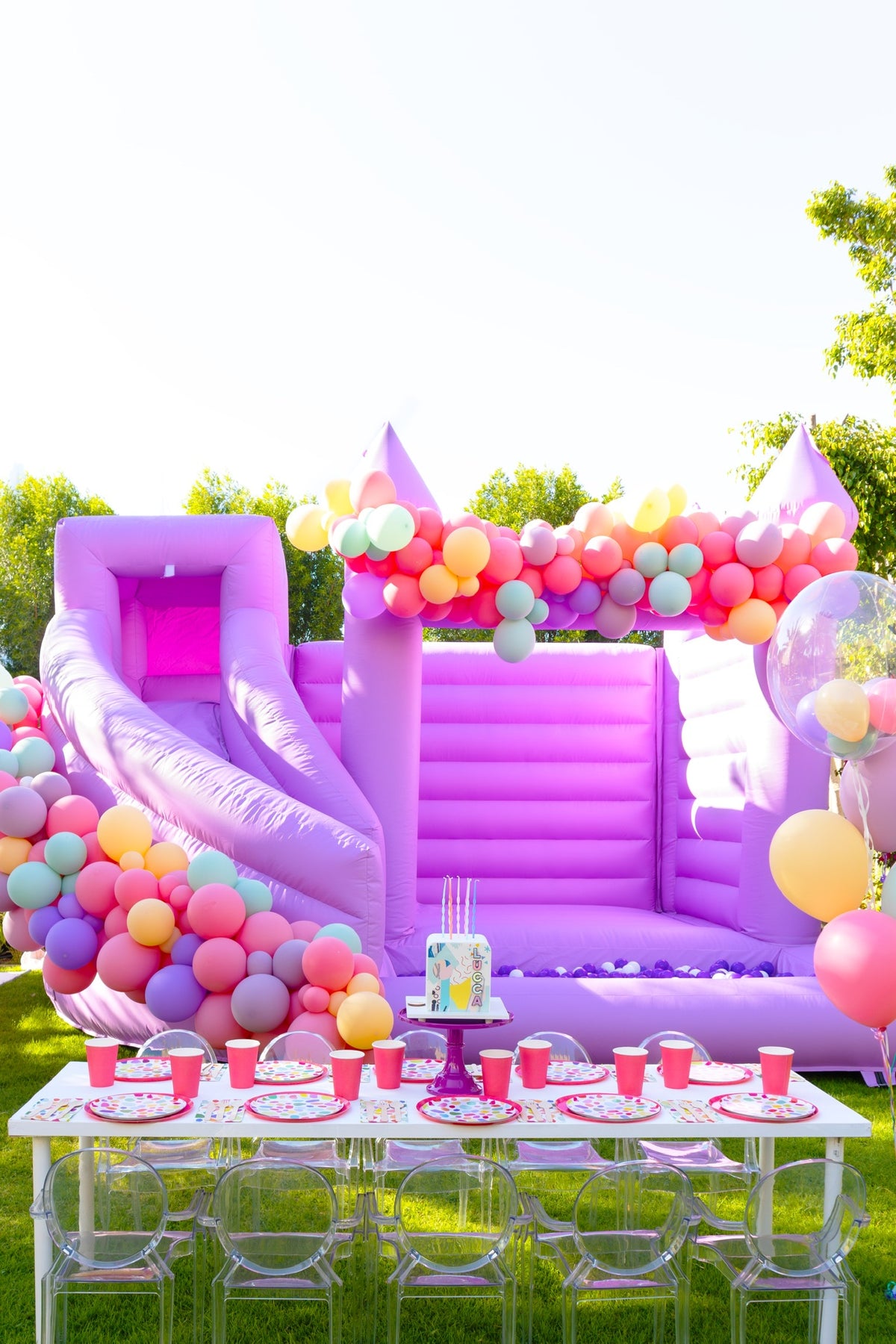 5m x 4m Castle with Slide