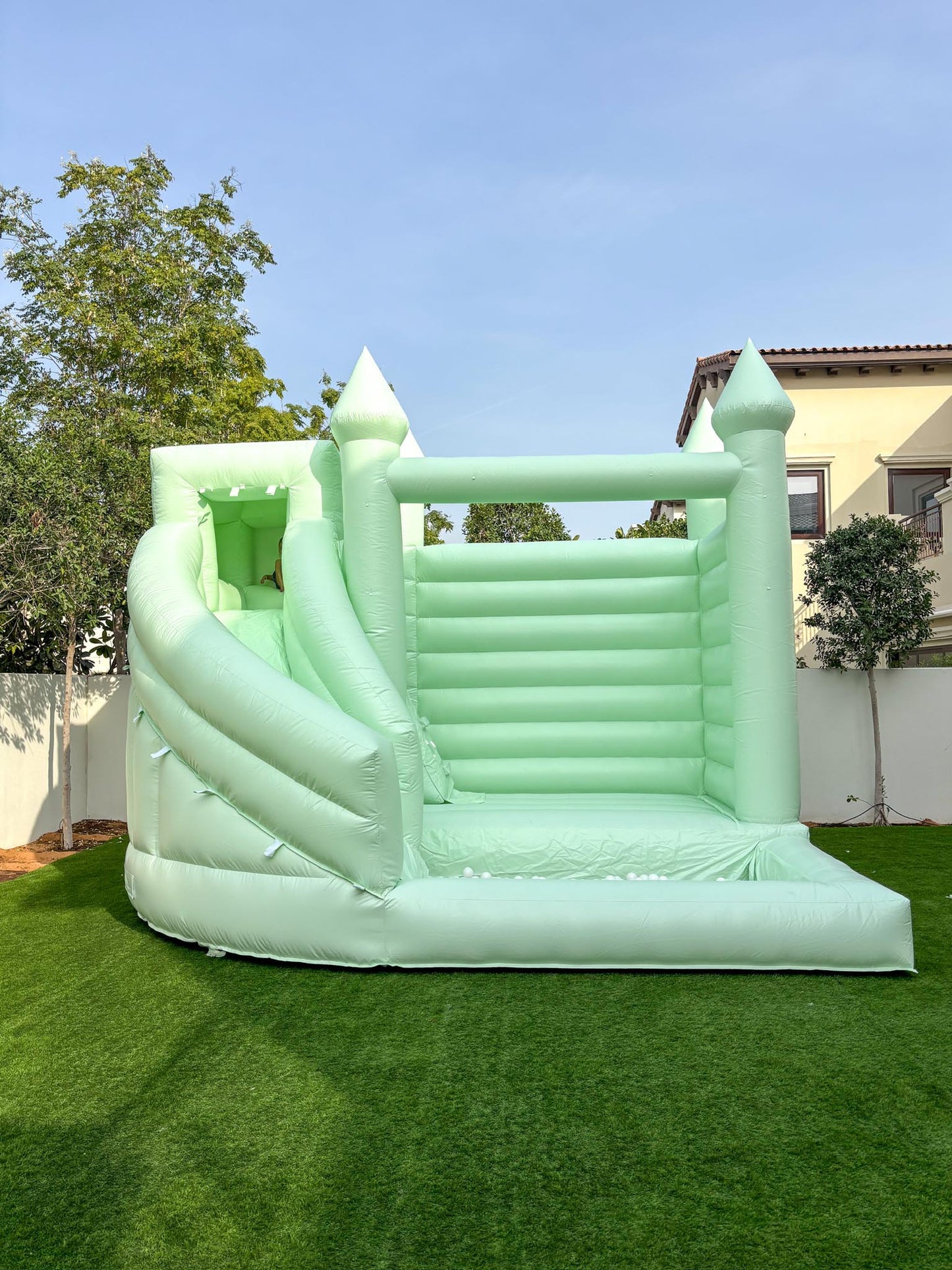5m Bouncy Slide Castle with Ballpit