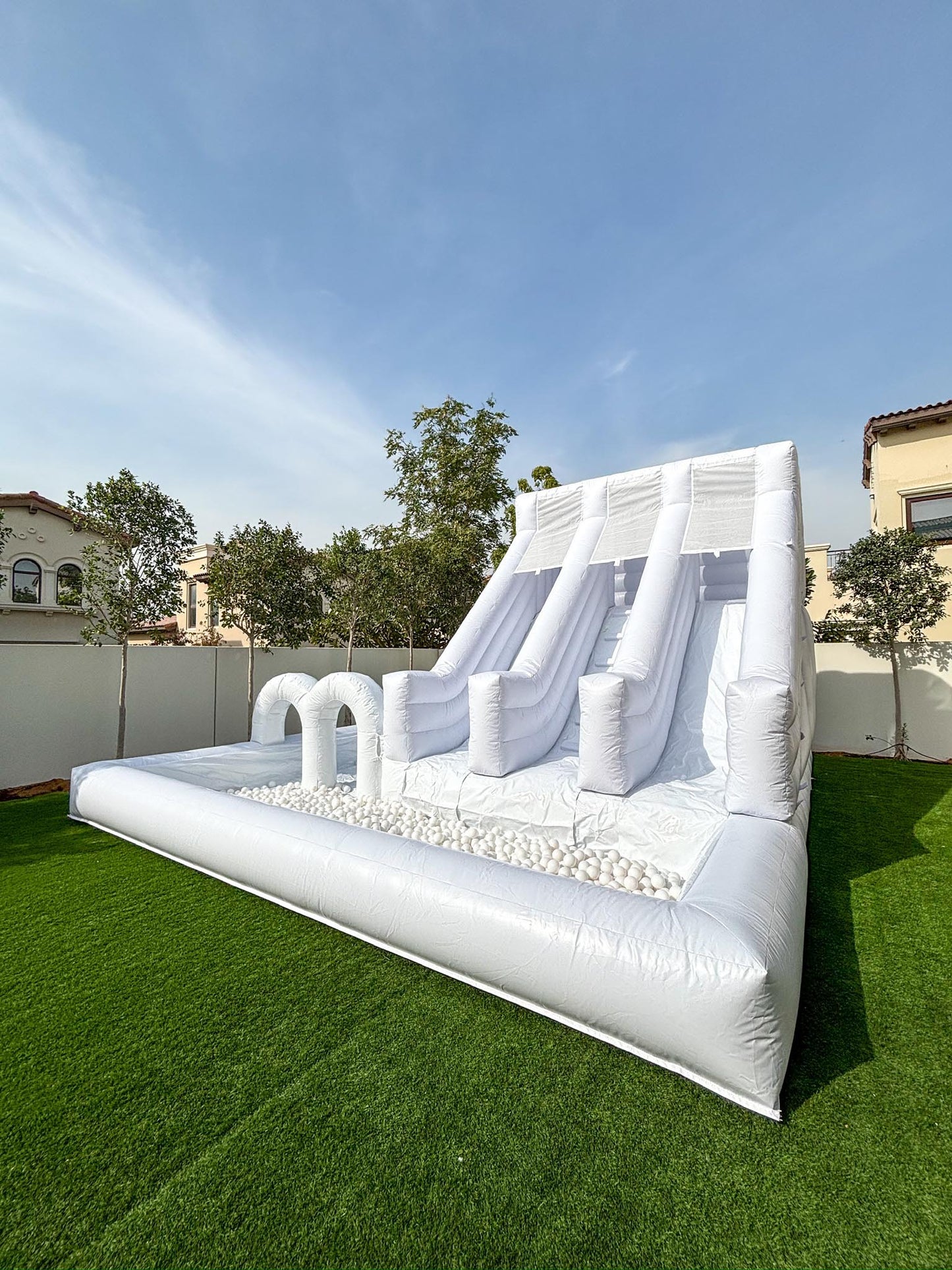 Triple Slide with Ball Pit 6m
